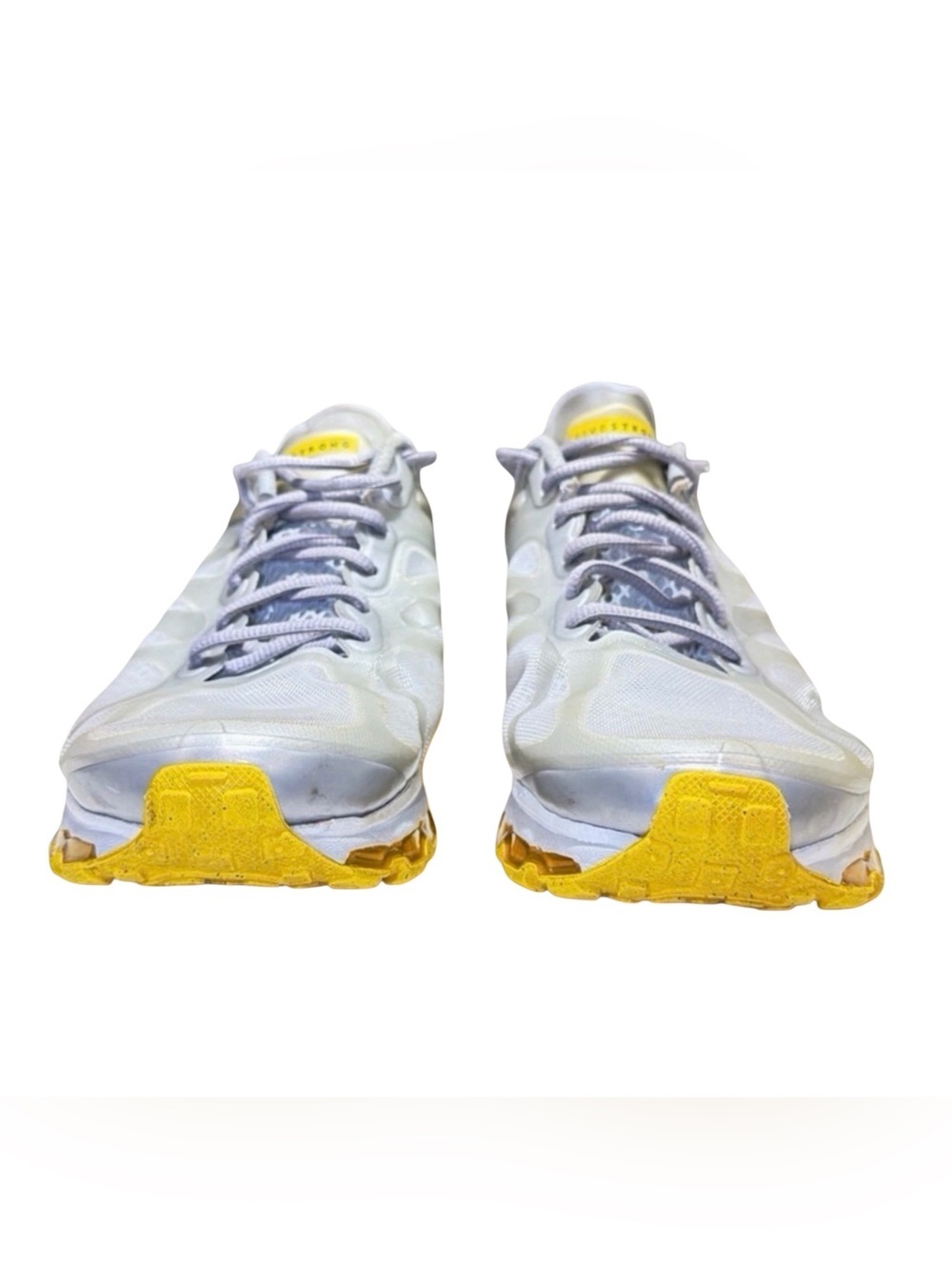 Nike Air Max+ 2010 Livestrong Silver Gold Running Sneakers | Women's 9.5